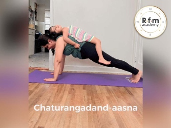 Chaturanga Dandasana Yoga Four Limbed Staff Pose