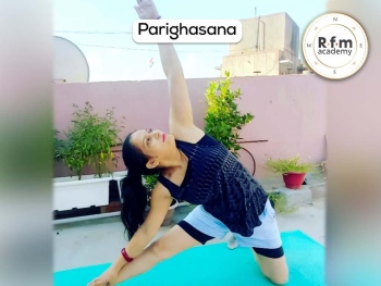 Parighasana Yoga Gate Pose
