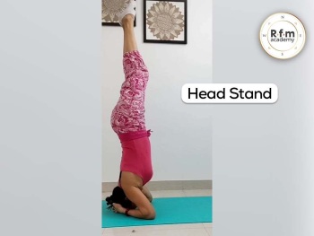Sirsasana Yoga Headstand Pose