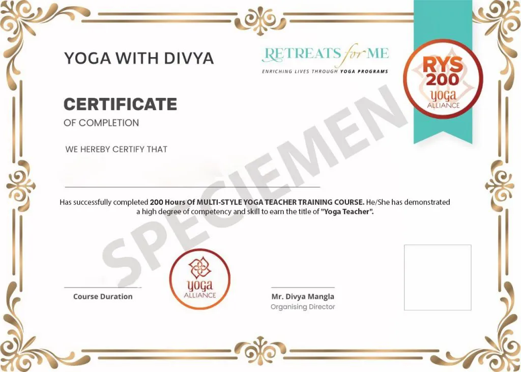 International Yoga Certification (200 Hours + 300 Hours)